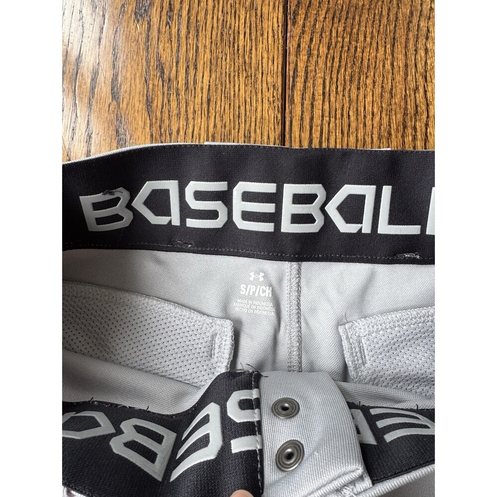 Under Armour Men's Tapered Fit Baseball Pants Gray, Size Small - Picture 3 of 6